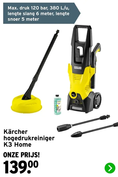 Aanbieding: Hogedrukreiniger K3 Home