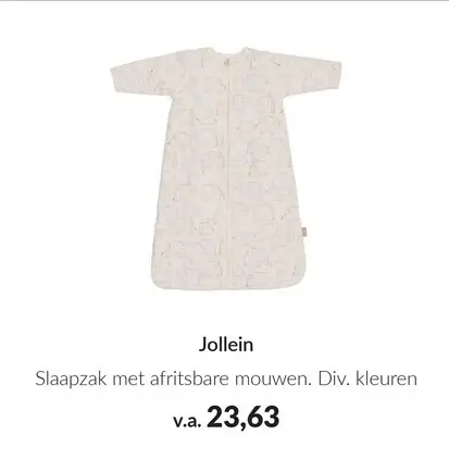 Aanbieding: Slaapzak met afritsbare mouwen