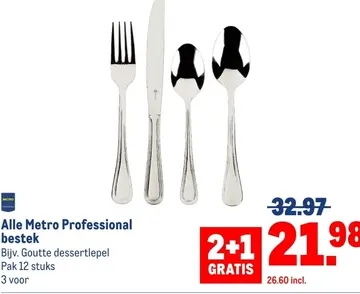 Aanbieding: Alle Metro Professional bestek
