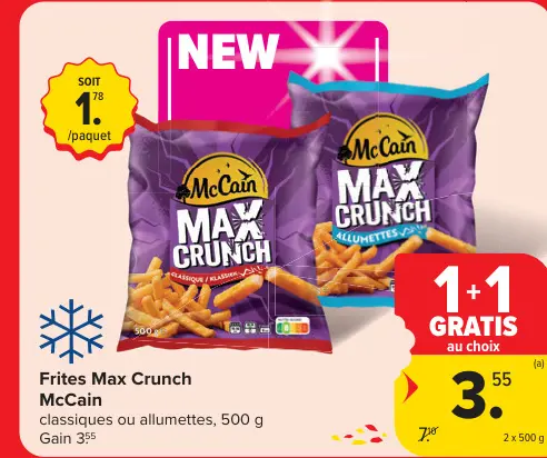 Offre: Frites Max Crunch