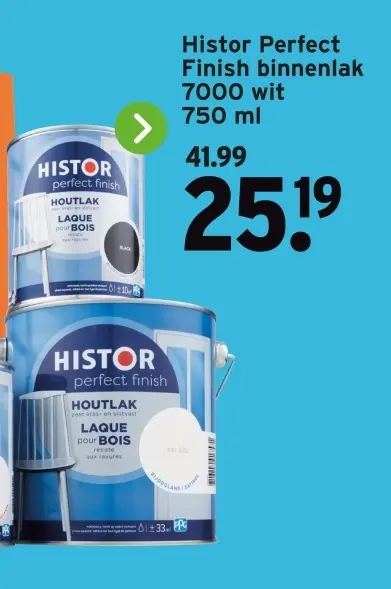 Aanbieding: Histor Perfect Finish binnenlak