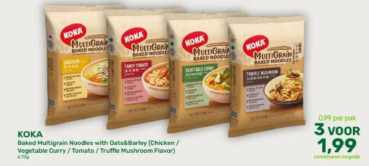 Aanbieding: Baked Multigrain Noodles with Oats&Barley