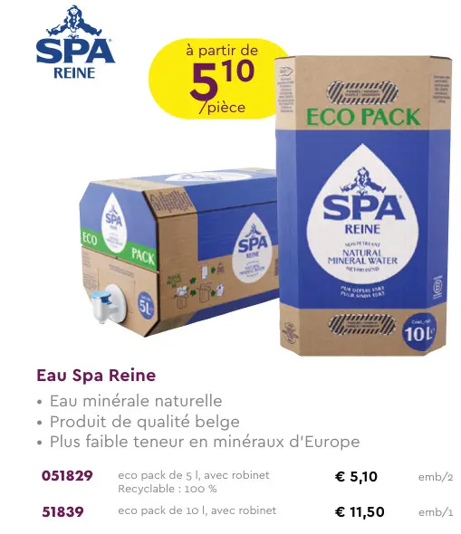 Offre: Eau Spa Reine