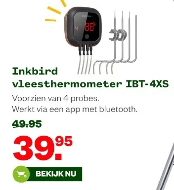 Aanbieding: Vleesthermometer IBT-4XS