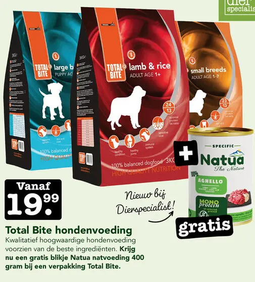 Aanbieding: Total Bite hondenvoeding