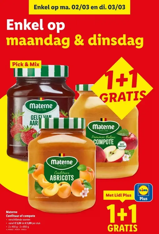 Promotie: Confituur of compote