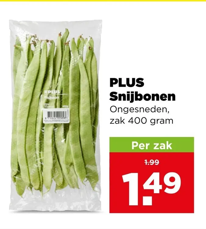 Aanbieding: PLUS Snijbonen