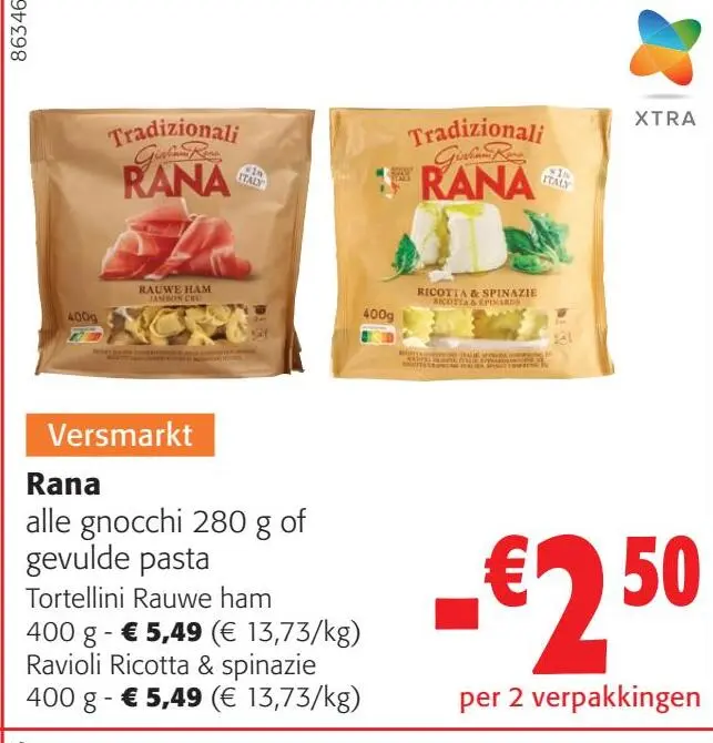 Aanbieding: Gnocchi of gevulde pasta