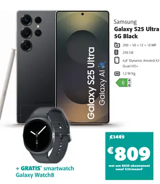 Aanbieding: Samsung Galaxy S25 Ultra 5G Black