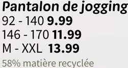 Offre: Wibra Pantalon de jogging