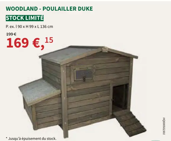 Offre: Poulailler duke