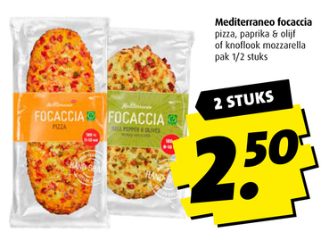 Aanbieding: Mediterraneo focaccia