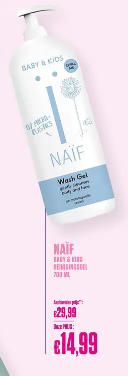 Promotie: Naïf Baby & kids reinigingsgel