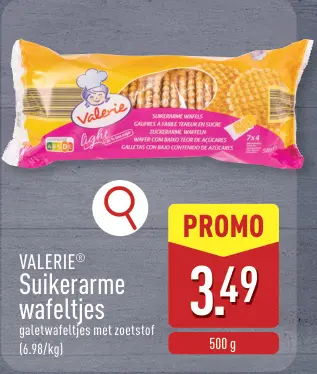 Promotie: Suikerarme wafeltjes
