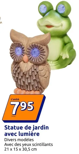 Offre: Statue de jardin avec lumière