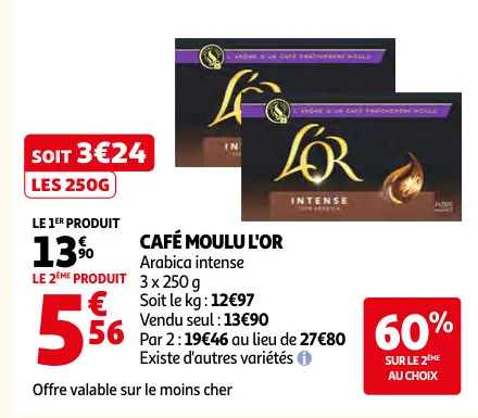 Promotie: Café moulu