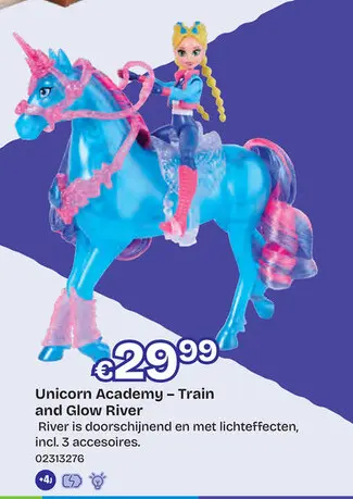 Aanbieding: Unicorn Academy – Train and Glow River (11.5 cm & 12.5 cm)