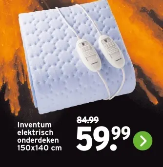 Aanbieding: elektrisch onderdeken