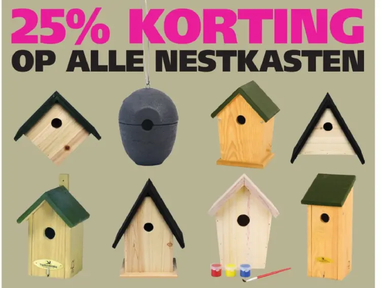 Aanbieding: Nestkasten