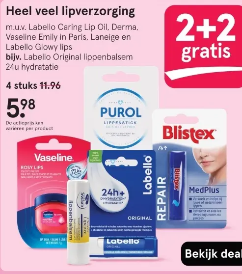 Aanbieding: Heel veel lipverzorging