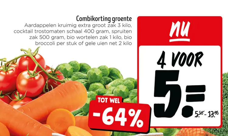 Aanbieding: Combikorting groente