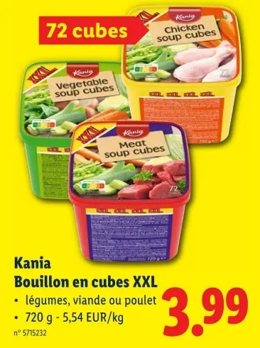 Offre: Bouillon en cubes XXL