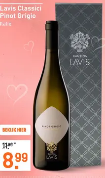 Aanbieding: Lavis Classici Pinot Grigio 75CL Wijn