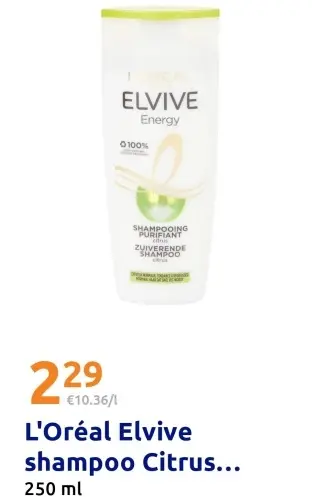 Aanbieding: Elvive shampoo Citrus