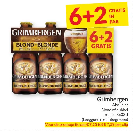 Promotie: Grimbergen Abdijbier