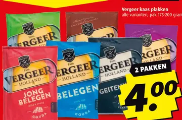Aanbieding: Vergeer kaas plakken