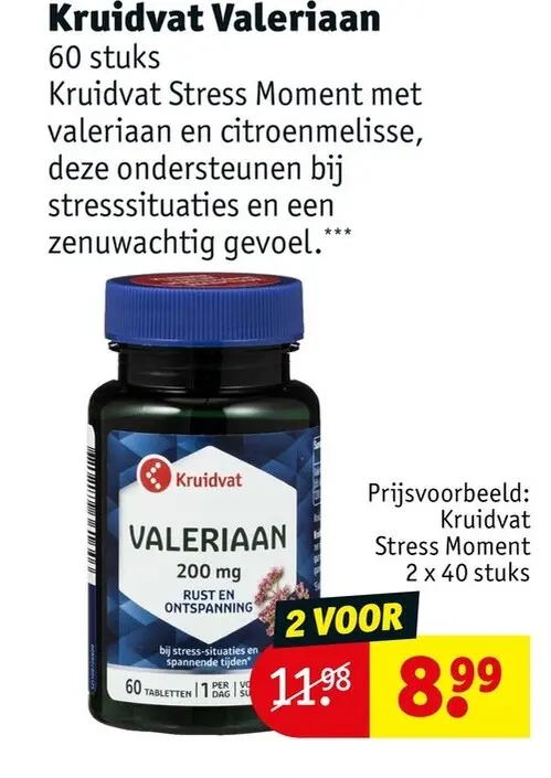 Aanbieding: Kruidvat Valeriaan