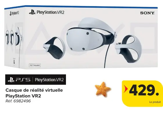 Offre: Casque de réalité virtuelle PlayStation VR2