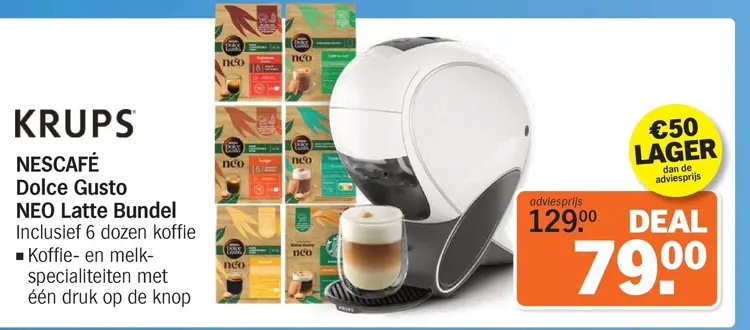 Aanbieding: NESCAFÉ Dolce Gusto NEO Latte Bundel