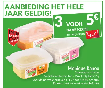Promotie: Smeerbare salades