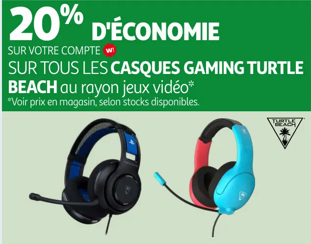 Promotie: Casques gaming turtle beach