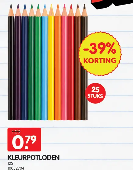 Promotie: Kleurpotloden