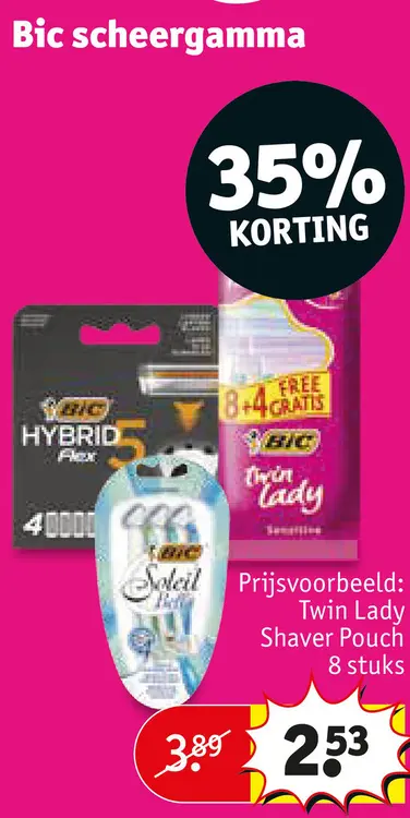 Promotie: Twin Lady Shaver Pouch