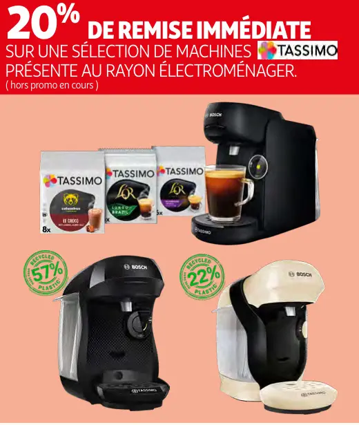 Offre: Tassimo Coffee Machines