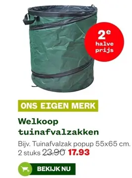 Aanbieding: Welkoop tuinafvalzakken