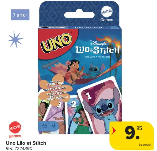 Offre: Uno Lilo et Stitch