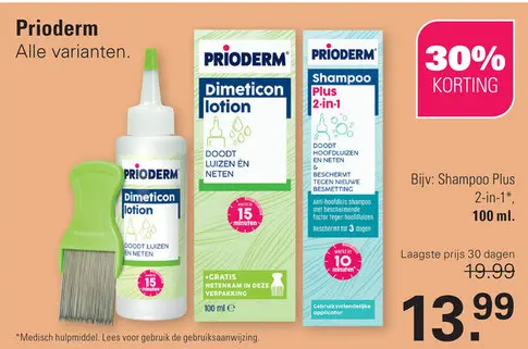 Aanbieding: Prioderm Shampoo Plus 2-in-1