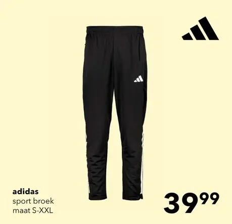 Aanbieding: Adidas M Sereno PT heren joggingbroek zwart
