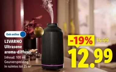Aanbieding: Ultrasone aroma-diffuser