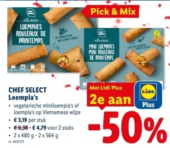Promotie: Loempia's