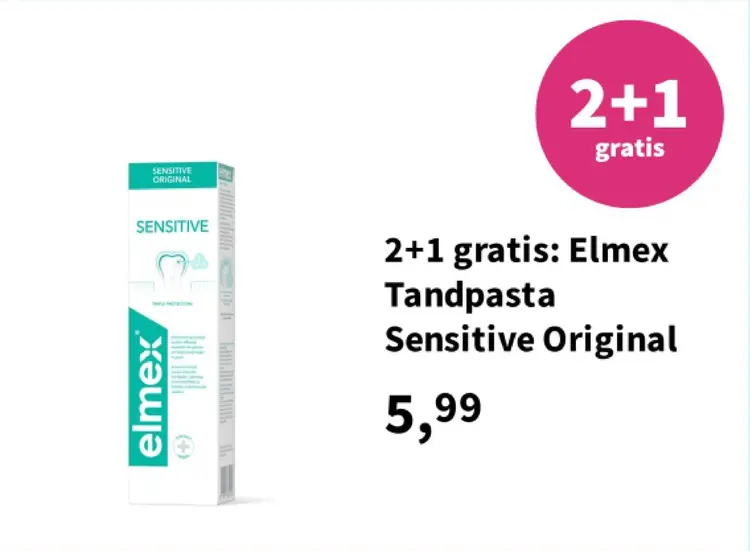 Aanbieding: Elmex Tandpasta Sensitive Original