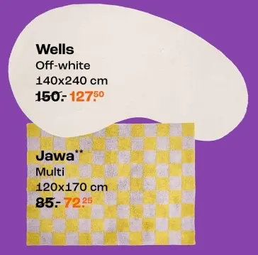 Promotie: Wells of Jawa vloerkleed