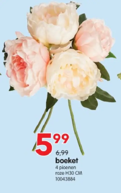 Promotie: boeket