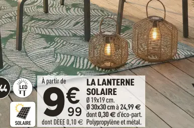 Offre: La lanterne solaire