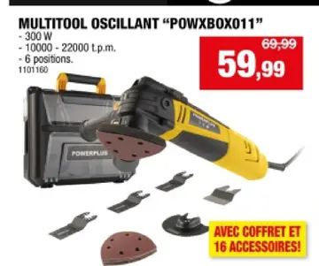 Offre: Multitool oscillant