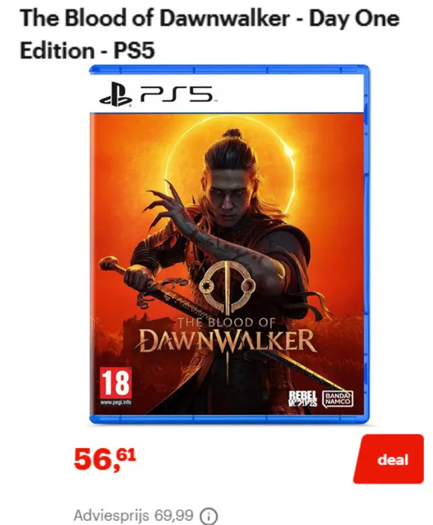 Aanbieding: The Blood of Dawnwalker - Day One Edition